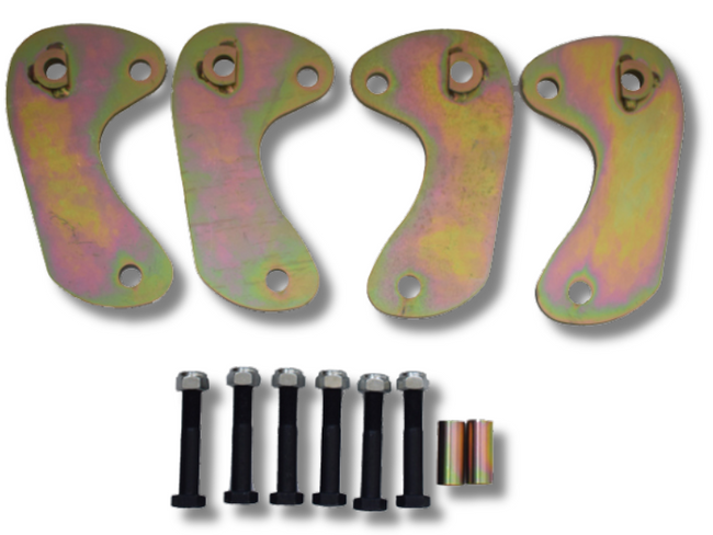 5° Front Castor Plate Kit for 80 / 105 Series Toyota Landcruiser with 4-6 Inch Lift (1991 Onwards)-Spoilers and Bodykits Australia