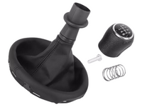 6-Speed Manual Gear Shift Knob with Boot Cover for Volkswagen Transporter T5 (2003 - 2011)-Spoilers and Bodykits Australia