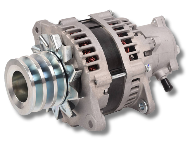 80A Alternator for Isuzu NPR / NPS / NKR / NQR 450 4HG1 / 4HJ1 Diesel 24V 2-Pin Plug-Spoilers and Bodykits Australia