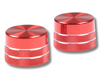 AC Vent Knob Caps for Ineos Grenadier - Alloy - Red (2020 - 2024)-Spoilers and Bodykits Australia