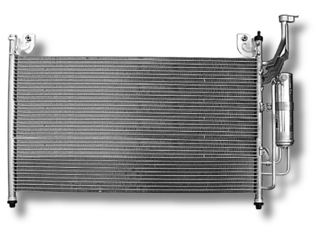 Air Conditioning Condenser for Mazda 2 - Japan Built Only - 16mm / 8mm Fin (2007 - 2014)-Spoilers and Bodykits Australia