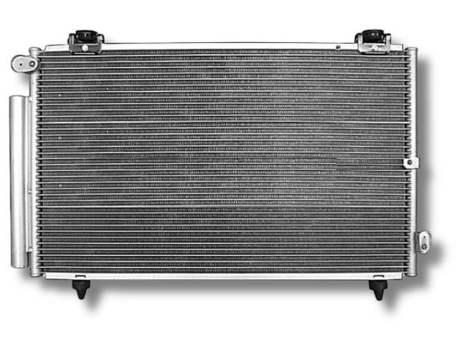 Air Conditioning Condenser for Toyota Corolla ZZE122 Sedan / Hatchback / Wagon - 16mm / 8mm Fin (2001 - 2004)-Spoilers and Bodykits Australia