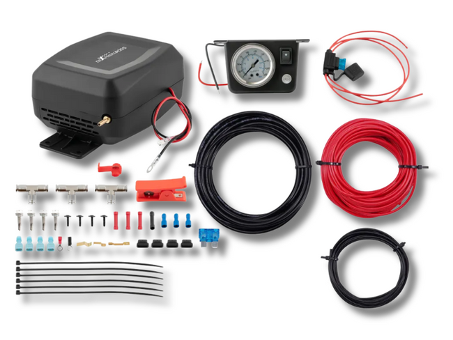 Air Suspension Spring Bag Compressor & Controller Kit for PX1 / PX2 / PX3 Ford Ranger & Toyota Hilux (2012 Onwards)-Spoilers and Bodykits Australia