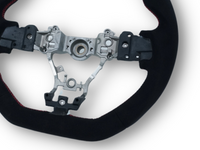 Alcantara Steering Wheel with Red Stitching for Subaru WRX STI / Levorg (2015 - 2021) - Spoilers and Bodykits Australia