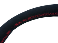 Alcantara Steering Wheel with Red Stitching for Subaru WRX STI / Levorg (2015 - 2021) - Spoilers and Bodykits Australia