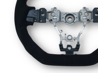 Alcantara Steering Wheel with Red Stitching for Subaru WRX STI / Levorg (2015 - 2021) - Spoilers and Bodykits Australia