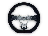 Alcantara Steering Wheel with Silver Stitching for Subaru WRX STI / Levorg (2014 - 2019) - Spoilers and Bodykits Australia