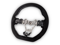 Alcantara Steering Wheel with Silver Stitching for Subaru WRX STI / Levorg (2014 - 2019) - Spoilers and Bodykits Australia