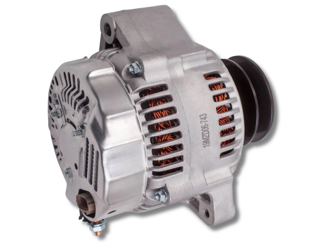 Alternator for 75 / 78 / 79 / 80 / 105 Series Toyota Landcruiser HZJ75 / HZJ78 / HZJ79 / HZJ80 / HZJ105 1HZ 4.2L Diesel - 120A-Spoilers and Bodykits Australia