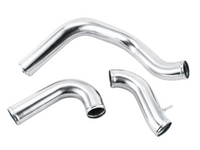 Aluminium & Silicon Intercooler Piping Kit for D40 Nissan Navara 2.5L Turbo Thailand Models - Chrome (2005 - 2014) - Spoilers and Bodykits Australia