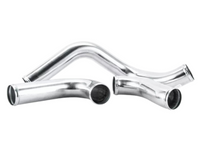 Aluminium & Silicon Intercooler Piping Kit for D40 Nissan Navara 2.5L Turbo Thailand Models - Chrome (2005 - 2014) - Spoilers and Bodykits Australia