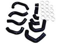 Aluminium & Silicon Intercooler Piping Kit for FG Ford Falcon MK1 / MK2 XR6T G6E Turbo - Black - Spoilers and Bodykits Australia