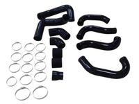 Aluminium & Silicon Intercooler Piping Kit for FG Ford Falcon MK1 / MK2 XR6T G6E Turbo - Black - Spoilers and Bodykits Australia