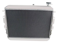 Aluminum Radiator for 60 Series Toyota Landcruiser HJ60 / HJ62 / HJ61 Manual - 4-Rows (1981 - 1989) - Spoilers and Bodykits Australia
