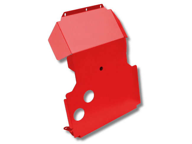 Bash Plate Sump Guard for D22 Nissan Navara - Red - 4mm (2002 - 2015)-Spoilers and Bodykits Australia
