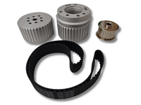 Billet Alloy Gilmer Belt Drive Pulley Kit for Small Block Chevrolet 327 / 350 / 400-Spoilers and Bodykits Australia