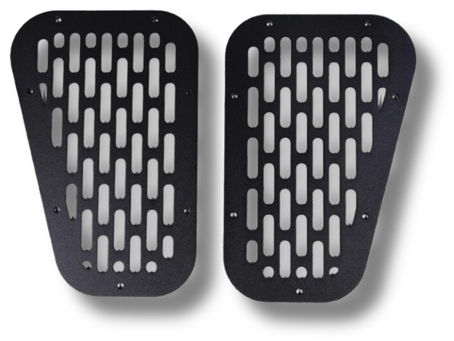 Bonnet Side Air Vents for Land Rover Defender - Alloy - Pair (2004 - 2018)-Spoilers and Bodykits Australia