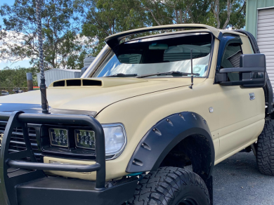 Bonnet Scoop for 80 Series Toyota Landcruiser - Spoilers And Bodykits Australia