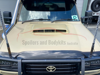 Bonnet Scoop for 80 Series Toyota Landcruiser - Spoilers And Bodykits Australia