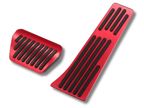 Brake & Accelerator Pedal Pad Covers for BMW X3 / X4 / X5 / X6 / X7 - Red-Spoilers and Bodykits Australia