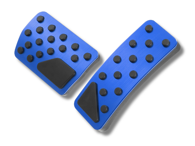 Brake & Accelerator Pedal Pad Covers for Jeep Grand Cherokee & Dodge Durango - Blue (2011 - 2021)-Spoilers and Bodykits Australia