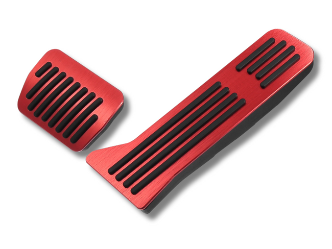 Brake & Accelerator Pedal Pad Covers for Mazda 2 / Mazda 3 / Mazda 6 / CX-3 / CX-5 - Red-Spoilers and Bodykits Australia