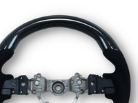 Carbon Fibre & Alcantara Steering Wheel with Black Stitching for Subaru WRX STI / Levorg (2015 - 2019) - Spoilers and Bodykits Australia