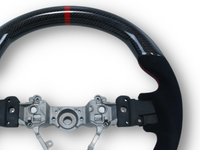 Carbon Fibre & Alcantara Steering Wheel with Red Centre Line & Stitching for Subaru WRX STI / Levorg (2015 - 2021) - Spoilers and Bodykits Australia