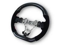 Carbon Fibre & Alcantara Steering Wheel with Red Stitching for Subaru WRX STI / Levorg (2015 - 2021) - Spoilers and Bodykits Australia