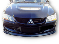 Carbon Fibre Front Bumper Lip for Mitsubishi Lancer EVO 8 / MR (2003 - 2005) - Spoilers and Bodykits Australia