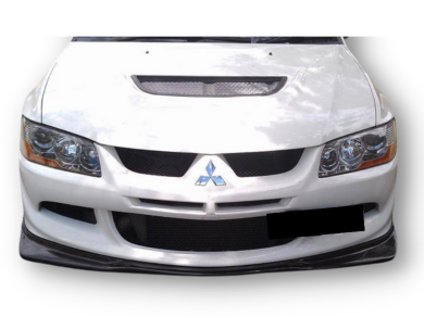 Carbon Fibre Front Bumper Lip for Mitsubishi Lancer EVO 8 / MR (2003 - 2005) - Spoilers and Bodykits Australia