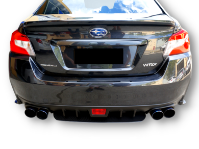 Carbon Fibre Rear Bumper Bar Diffuser for Subaru WRX STI VA (2014 - 2021) - Spoilers and Bodykits Australia