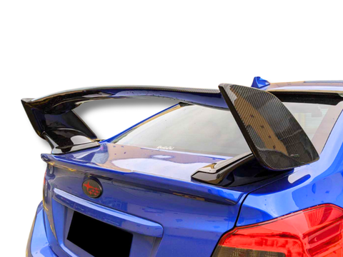 Carbon Fibre Rear Boot Wing Spoiler for Subaru WRX STI VA Sedan - STI Style (2015 - 2021) - Spoilers And Bodykits Australia
