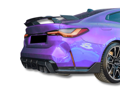 Carbon Fibre Rear Bumper Side Splitters for BMW M4 G82  G83 - Pair (2021 - 2024) - Spoilers And Bodykits Australia