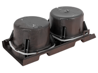 Center Console Cup Holder for BMW E46 - Brown Marble Look (1999 - 2005)-Spoilers and Bodykits Australia