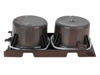 Center Console Cup Holder for BMW E46 - Brown Marble Look (1999 - 2005)-Spoilers and Bodykits Australia