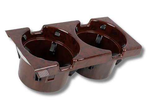Center Console Cup Holder for BMW E46 - Brown Marble Look (1999 - 2005)-Spoilers and Bodykits Australia