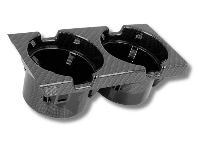 Center Console Cup Holder for BMW E46 - Carbon Fibre Look (1999 - 2005)-Spoilers and Bodykits Australia