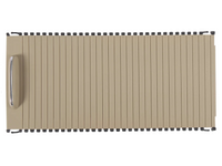 Center Console Roller Blind Cover for Mercedes Benz C Class W204 - Beige-Spoilers and Bodykits Australia