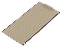 Center Console Roller Blind Cover for Mercedes Benz C Class W204 - Beige-Spoilers and Bodykits Australia