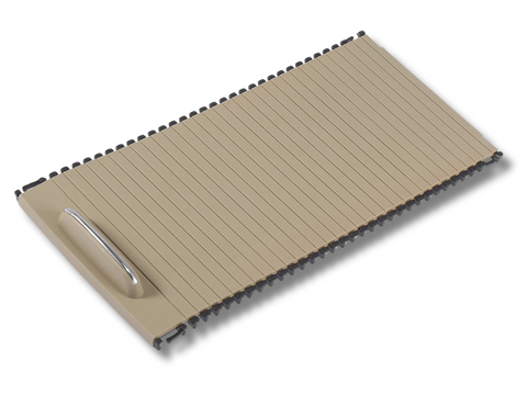 Center Console Roller Blind Cover for Mercedes Benz C Class W204 - Beige-Spoilers and Bodykits Australia