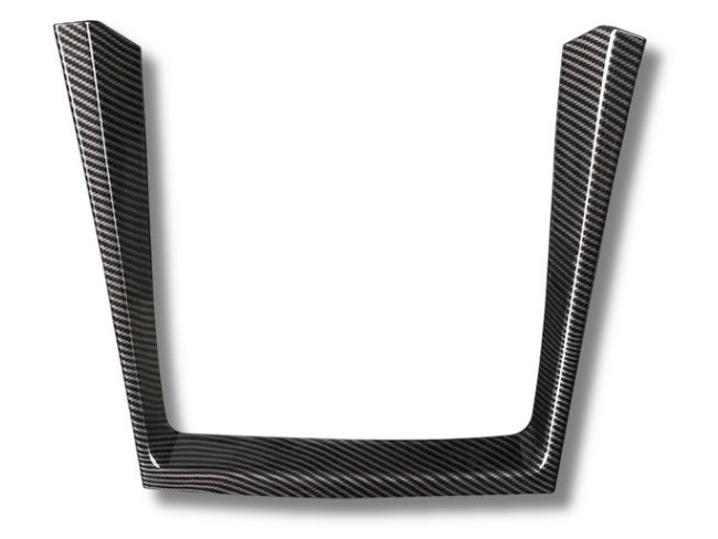 Centre Console Cup Holder Surround Trim for BMW X5 E70 - Carbon Fibre Look (2008 - 2013)-Spoilers and Bodykits Australia