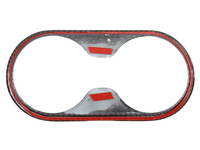 Centre Console Cup Holder Surround Trim for PX2 / PX3 Ford Ranger - Carbon Fibre Look (2015 - 2021)-Spoilers and Bodykits Australia