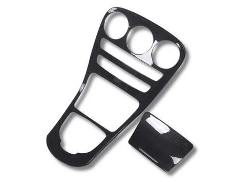 Centre Console Panel Trim Cover for Mercedes Benz C Class W205 / GLC X253 - Carbon Fibre Look-Spoilers and Bodykits Australia