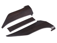 Centre Console Panel Trim Set for Land Rover Defender - Wood Finish (2020 - 2023)-Spoilers and Bodykits Australia