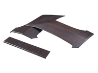Centre Console Panel Trim Set for Land Rover Defender - Wood Finish (2020 - 2023)-Spoilers and Bodykits Australia