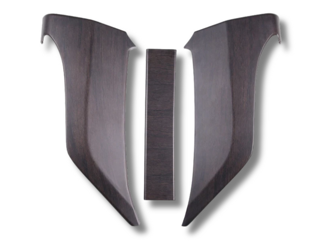 Centre Console Panel Trim Set for Land Rover Defender - Wood Finish (2020 - 2023)-Spoilers and Bodykits Australia