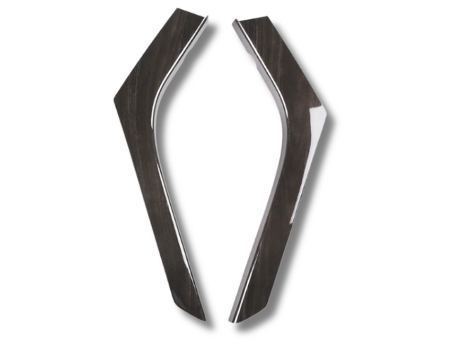 Centre Console Side Trim Covers for Land Rover Range Rover Evoque - Black Wood Finish - Pair (2012 - 2018)-Spoilers and Bodykits Australia