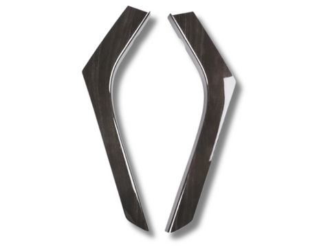 Centre Console Side Trim Covers for Land Rover Range Rover Evoque - Black Wood Finish - Pair (2012 - 2018)-Spoilers and Bodykits Australia