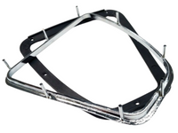 Centre Gear Shift Console Trim & Backing for Mazda RX4 / 929 - Chrome-Spoilers and Bodykits Australia